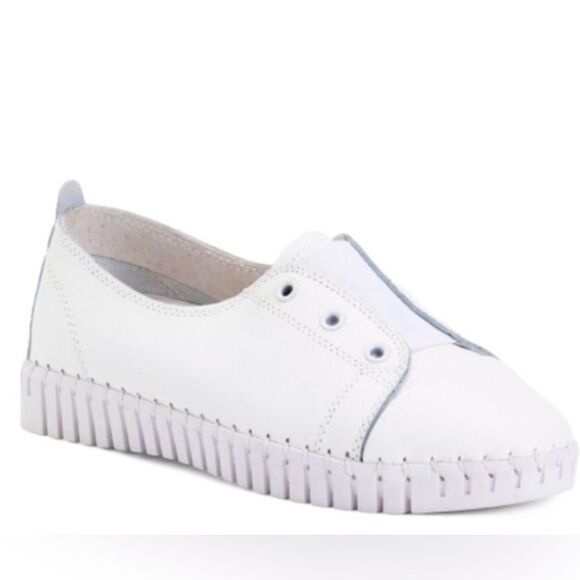 BM Bernie Mev Sneakers Flats White Size 7 - Picture 1 of 9